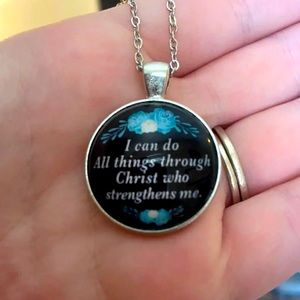 Christian Glass Pendant
